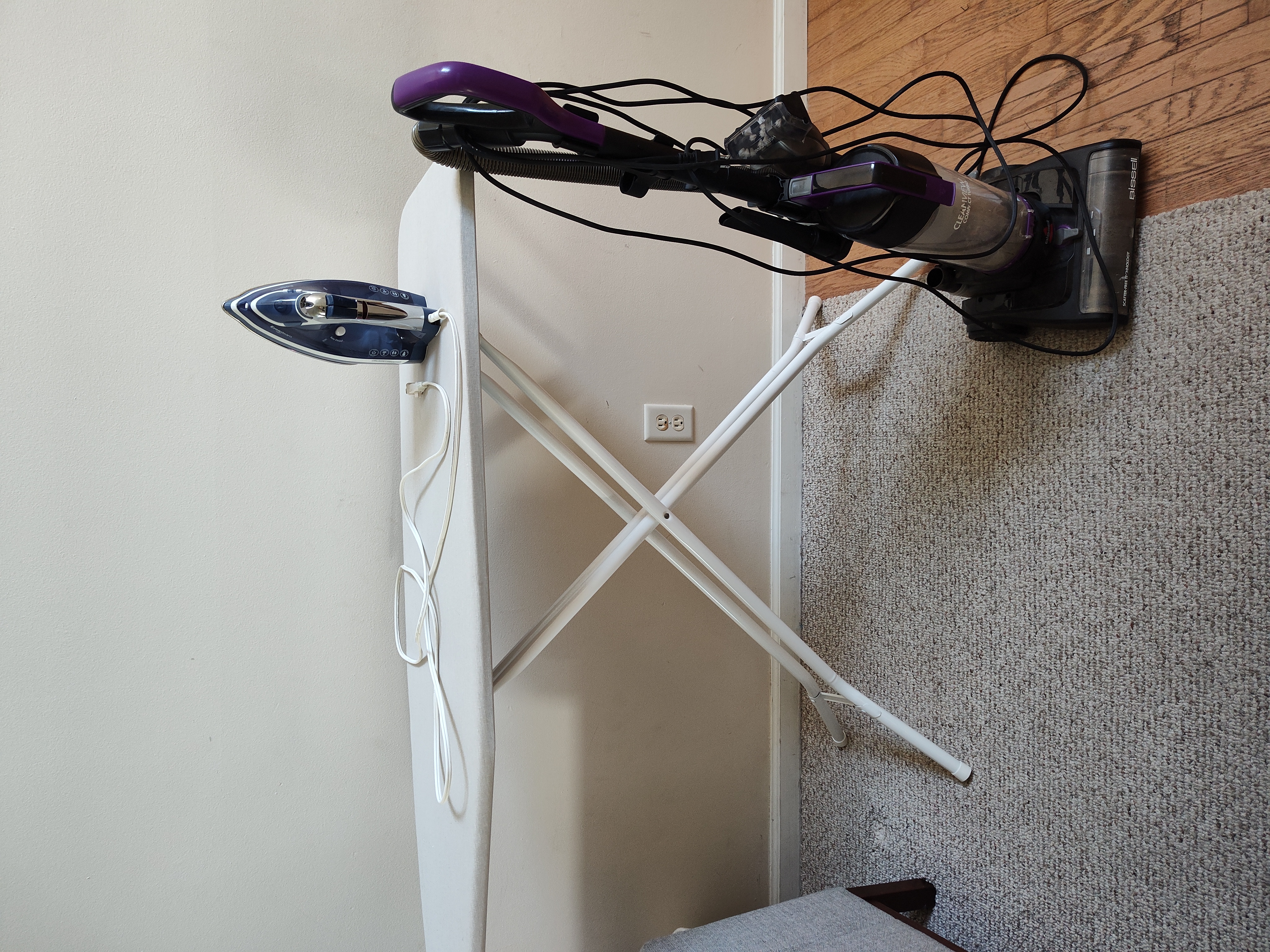 Aspiradora y plancha