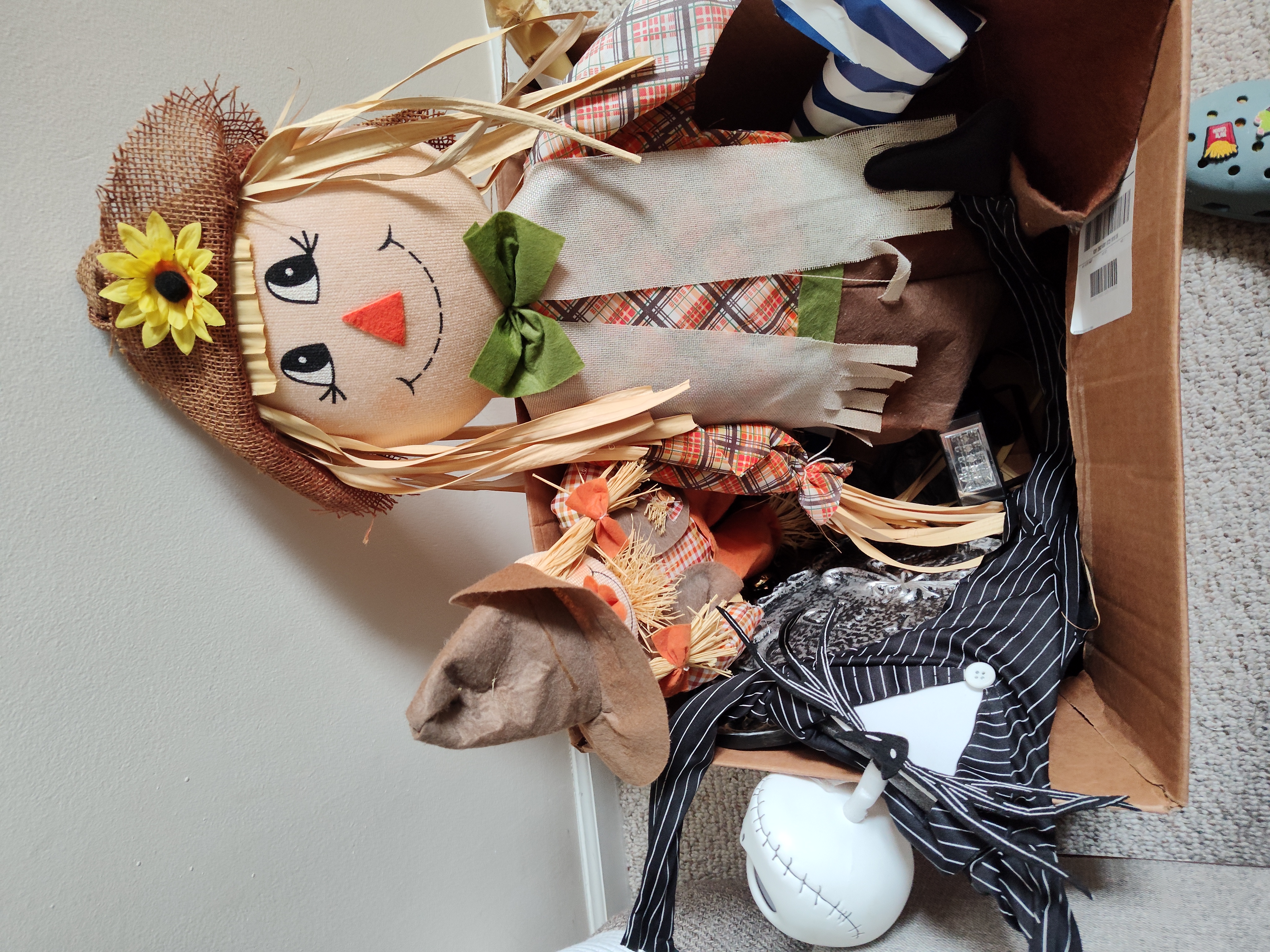 Decoración de otoño y Halloween